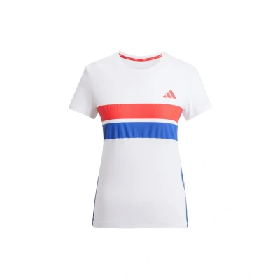Abbildung von adidas Performance Adizero Sport Tshirt, Damen, Größe: Large, White