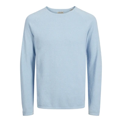 Abbildung von Jack &amp; Jones Jjehill CREW NECK NOOS Strickpullover, Herren, Größe: Medium, Cashmere blue