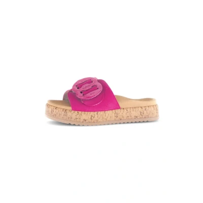 Abbildung von Gabor Pantolette flach, Damen, Größe: 38, Pink Schuhe