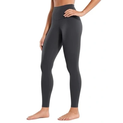 Abbildung von CRZ Yoga Butterluxe Damen High Waist Sport Leggings Blickdicht Leggins Sporthose Workout Gym Yogahose 71cm Mysteriöses Grau 34