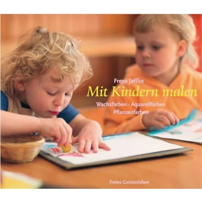 Abbildung von Mit Kindern malen: Wachsfarben, Aquarellfarben, Pflanzenfarben (Arbeitsmaterial aus den Waldorfkindergärten)