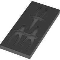 Abbildung von 9884 Schaumstoffeinlage für KNIPEX Zangen Set VDE 1, leer