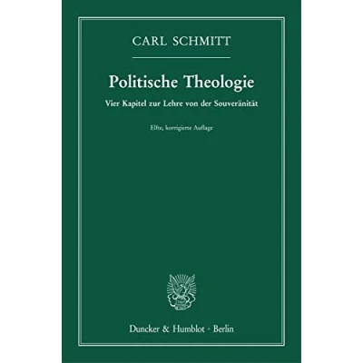 Abbildung von Politische Theologie.: Vier Kapitel zur Lehre von der Souveränität.