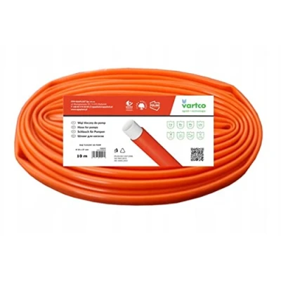 Abbildung von Vartco Pumpenschlauch, 10 Meter Entwässerungsschlauch für Tauchpumpen [ 1&quot; 25mm ], beständig gegen UV Strahlung, Algenablagerung