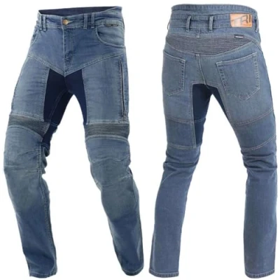 Abbildung von Trilobite Parado Blue Monolayer Slim Motorrad Jeans, blau, 38/34
