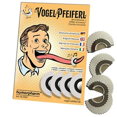 Abbildung von humorpharm Vogel Pfeiferl (4&#039;er Pack), kleine Vogelpfeife