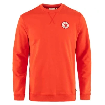 Abbildung von FJALLRAVEN 87163 214 1960 Logo Badge Sweater M Sweatshirt Herren Flame Orange Größe XS
