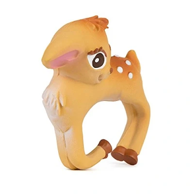 Abbildung von Oli &amp; Carol Spielzeug zum Beißen und Baden aus Naturkautschuk, Olive The Deer Armband, 7 cm