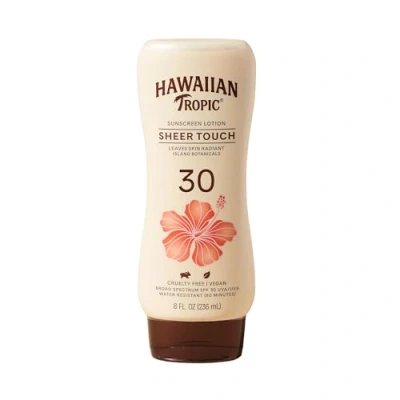 Abbildung von Hawaiian Tropic Sunscreen Sheer Touch Broad Spectrum Sun Care Lotion SPF 30, 8 Ounce by