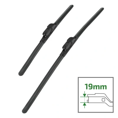 Abbildung von Scheibenwischer Heyner 020380 vorne FIAT: 500 Schrägheck, C Cabrio, FORD: KA RENAULT: Zoe