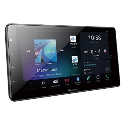 Abbildung von Pioneer SPH EVO93DAB Mediacenter 9 Zoll Touchscreen, Wi Fi, Alexa Sprachsteuerung, Apple CarPlay, Android Auto, DAB/DAB+ Digitalradio, Bluetooth, 13 Band Equalizer