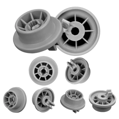 Abbildung von 8Er Set Korbrollen Geschirrspüler Spülmaschine Rollen Unterkorb Ersatzteile Kompatibel für Viele Gängige Bosch &amp; Siemens Modell 165314