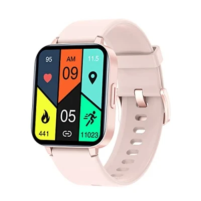 Abbildung von HUAKUA Smartwatch für Damen und Herren,1.69 Zoll HD Touch Screen Fitnessuhr mit SpO2 Überwachung Pulsuhr Schlafmonitor Schrittzähler Uhr Multi Trainingsmodi Android iOS