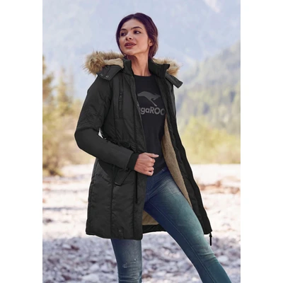 Abbildung von ALPENBLITZ Parka &quot;Wintercharme&quot;, mit Kapuze, Kuschelig gefütterte Kapuze und abnehmbarem Kunstfell an der Kante