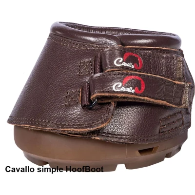 Abbildung von F.R.A. Cavallo Horse &amp; Rider Hufschuhe Simple Regular Braun 5