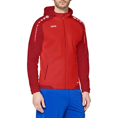 Abbildung von JAKO Herren Basic kapuzen jacke Champ, rot/dunkelrot, 3XL, 6817