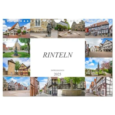 Abbildung von Rinteln Impressionen (Wandkalender 2025 DIN A4 quer), CALVENDO Monatskalender