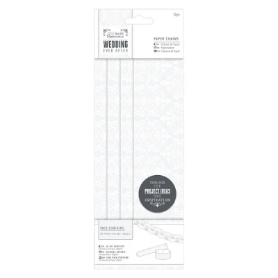 Abbildung von Paper Chains (50pk) Wedding Damask