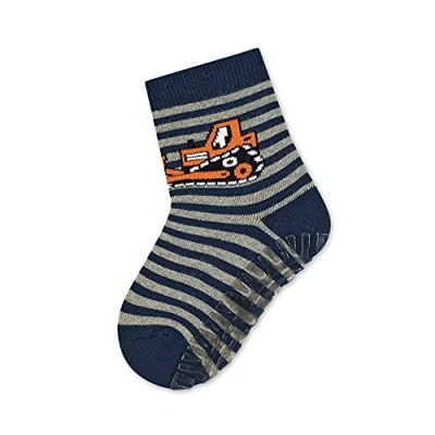 Abbildung von Sterntaler Fliesen Flitzer SOFT Bagger Socken für Kinder, Größe: 19/20, Marine