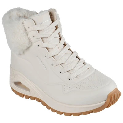 Abbildung von Skechers UNO Rugged Snowboot/Winterstiefel, Damen, Größe: 35, Ecru Schuhe