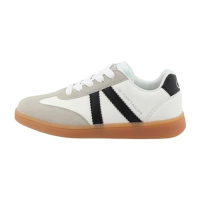 Abbildung von TOM Tailor Sneaker low für Kinder, Größe: 36, White black Schuhe