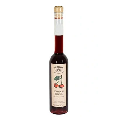 Abbildung von Diesdorfer Kirschlikör mit Rum verfeinert 20%vol. 350 mL Glasflasche