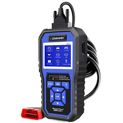Abbildung von KONNWEI KW450 OBD2 Diagnosegerät Kompatibel Mit VAG Fahrzeuge Alle Systeme KFZ Auslesegerät Fehler Motorkontrollleuchte Auslesen EPB ABS SRS OBD Öl TPS Zurücksetzen Reset Tool
