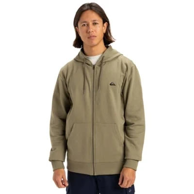Abbildung von Quiksilver Herren Basic Hood Zip Young Men Sweatshirt, Aloe, XL