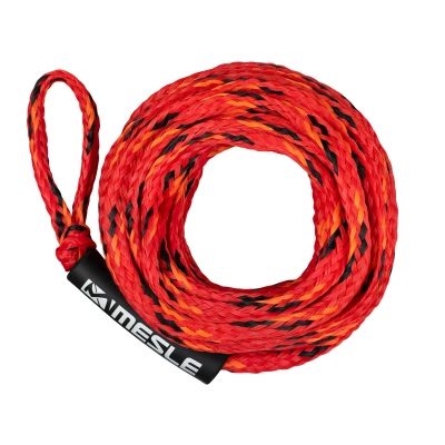 Abbildung von Zugleine 3P 55&#039; Wassersport Funtube Seil Boot bis 3 Personen rot