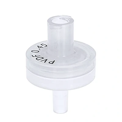 Abbildung von GVS Filter Technology, Syringe Filter, ABLUO, 13mm, PVDF Membrane, 0.45µm, PP Housing, 100/pk