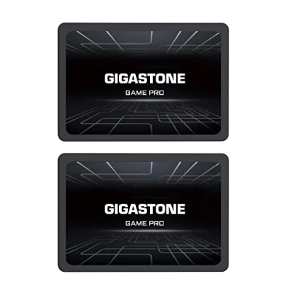 Abbildung von Gigastone SATA SSD 256GB (2er Pack) 2,5 Zoll 3D NAND Bis zu 510MB/s interne III Festplatte Kompatibel mit Laptop und PC Desktop Festkörper Laufwerk 2,5&quot; SLC Cache Performance