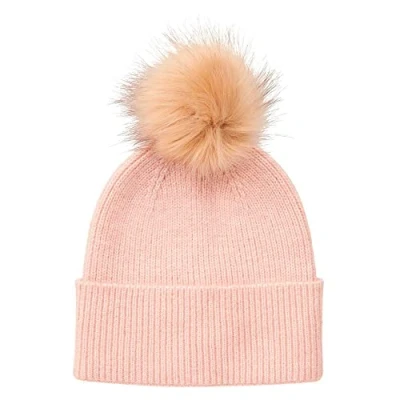 Abbildung von Pieces Pcbina HOOD FOLD UP Mütze, Damen, Größe: One Size, Rose cloud