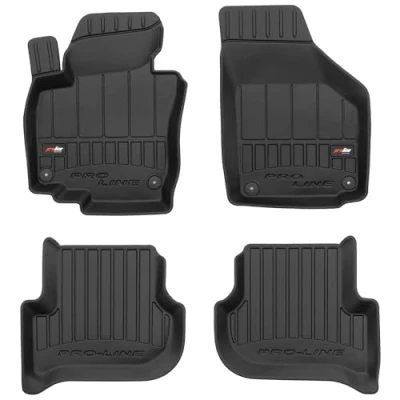 Abbildung von M MOTOS Gummimatten Auto Fussmatte passt für Skoda Yeti 2009 2018 Verbessern Sie Ihren Reisekomfort mit Antirutschmatte 3D Allwetter fußmatten Auto, Schutz vor Verschmutzung