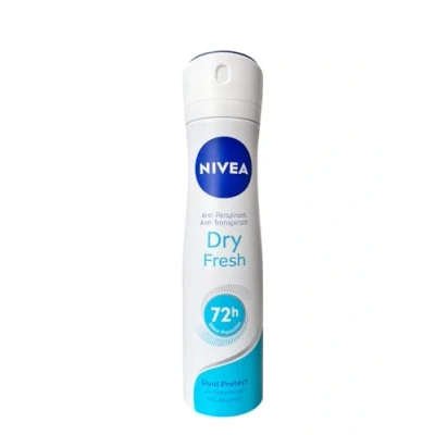 Abbildung von NIVEA 6 x 150 ml Dry Fresh Spray Deospray mit Dual Active Formel, Anti Transpirant Deodorant für 72h intensive Frische auf der Haut