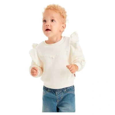 Abbildung von Levi&#039;s Kids Lvg crew with ruffle Mädchen White Antique 12 Monate