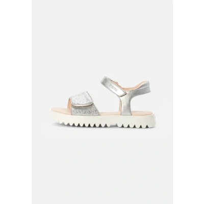 Abbildung von Geox Sandal Coralie GIRL Riemensandalette für Kinder, Größe: 36, Silver Schuhe