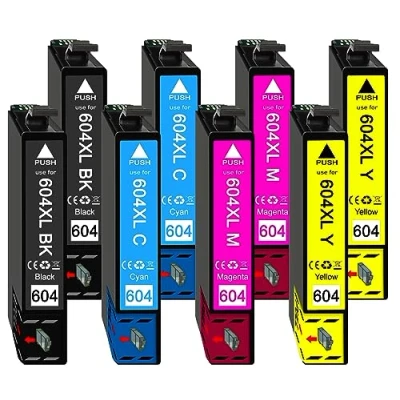 Abbildung von 8er Set kompatibel mit Epson 604 Patrone 604XL Multipack für XP 2200 2205 3200 3205 4200 4205
