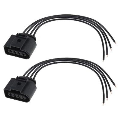 Abbildung von ECSiNG 2 STÜCKE Auto 4 Pin Zündspule Stecker Kabelbaum 1J0973724 Kompatibel mit Audi Skoda Automotive Teile
