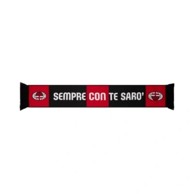 Abbildung von AC Milan Adult Unisex, Acryl, Schal Immer mit dir Sein, offizielles Produkt, Sempre Con Te Sarò, Einheitsgröße