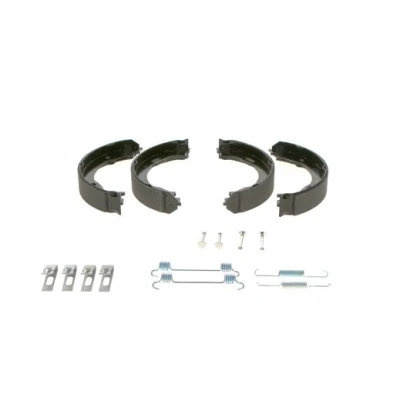 Abbildung von BOSCH 0 986 487 609 Handbremsbeläge MERCEDES BENZ: ML Klasse, CHRYSLER: 300C Limousine, Touring, DODGE: Challenger Coupe