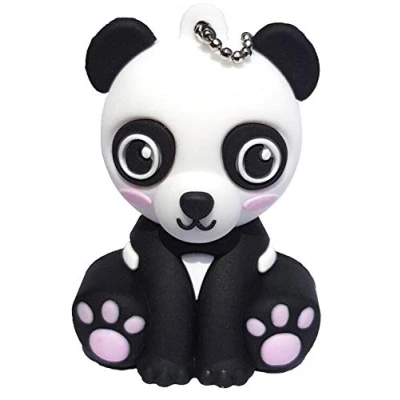 Abbildung von Ulticool Panda Bär Süß 32 GB Memory USB Stick Data Storage Pen Drive Speicherstick Einzigartiges Original Design Weiß und Schwarz Roza