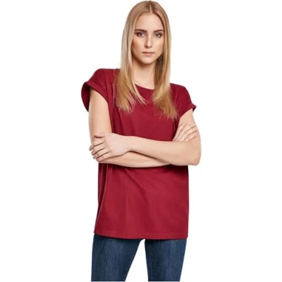 Abbildung von Urban Classics Extended Shoulder TEE Tshirt basic Bordeaux, Damen, Größe: 3XL, Bordeaux