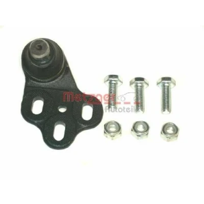 Abbildung von METZGER 57003811 Traggelenk Vorderachse links, unten mit Anbaumaterial KIT + 19 AUDI: 80 B4 Limousine, Coupe B3, Cabriolet