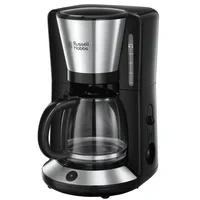 Abbildung von RUSSELL HOBBS Filterkaffeemaschine &quot;Adventure 24010 56&quot;, 1,25 l Kaffeekanne, Papierfilter, 1x4, mit Glaskanne, 1100 Watt, Edelstahl gebürstet