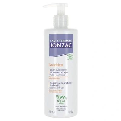 Abbildung von Eau Thermale Jonzac Nährende Körpermilch trockene bis sehr Haut, auch empfindliche zertifiziert Bio Cosmos Organic, 400 ml