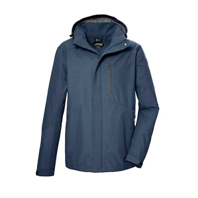 Abbildung von Killtec Outdoorjacke &quot;KOS 256 MN JCKT CARLEB&quot;, Wasser und winddichte Herrenjacke, atmungsaktiv, abnehmbare Kapuze
