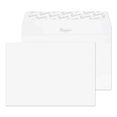 Abbildung von Blake Premium Business 91454 Briefumschläge Haftklebung Diamant Weiß Laid C5 162 x 229 mm 120 g/m² 25 Stück