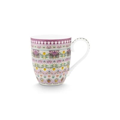Abbildung von PIP STUDIO Lily&amp;Lotus Henkelbecher lila/bunt 450ml