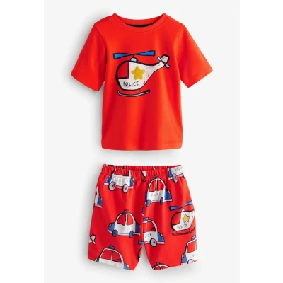 Abbildung von Next Regular FIT 3 PACK Set Nachtwäsche für Kinder, Größe: 86, Red navy white emergency vehicles