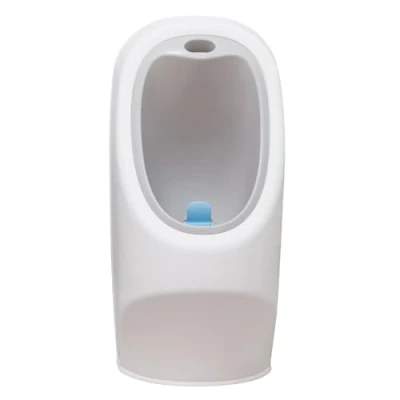 Abbildung von Nuby My Real Urinal Töpfchen/Trainingstoilette für Jungen Urinale mit lebensechter Spülungstaste und Geräusch Kleinkinder Kinder Weiß 18+ Monate